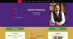 Desktop Screenshot of neven-vidakovic.com