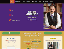 Tablet Screenshot of neven-vidakovic.com